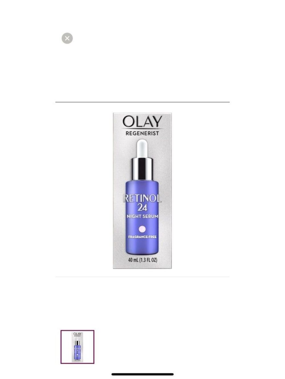 Olay Regenerist Retinol 24 Night Serum